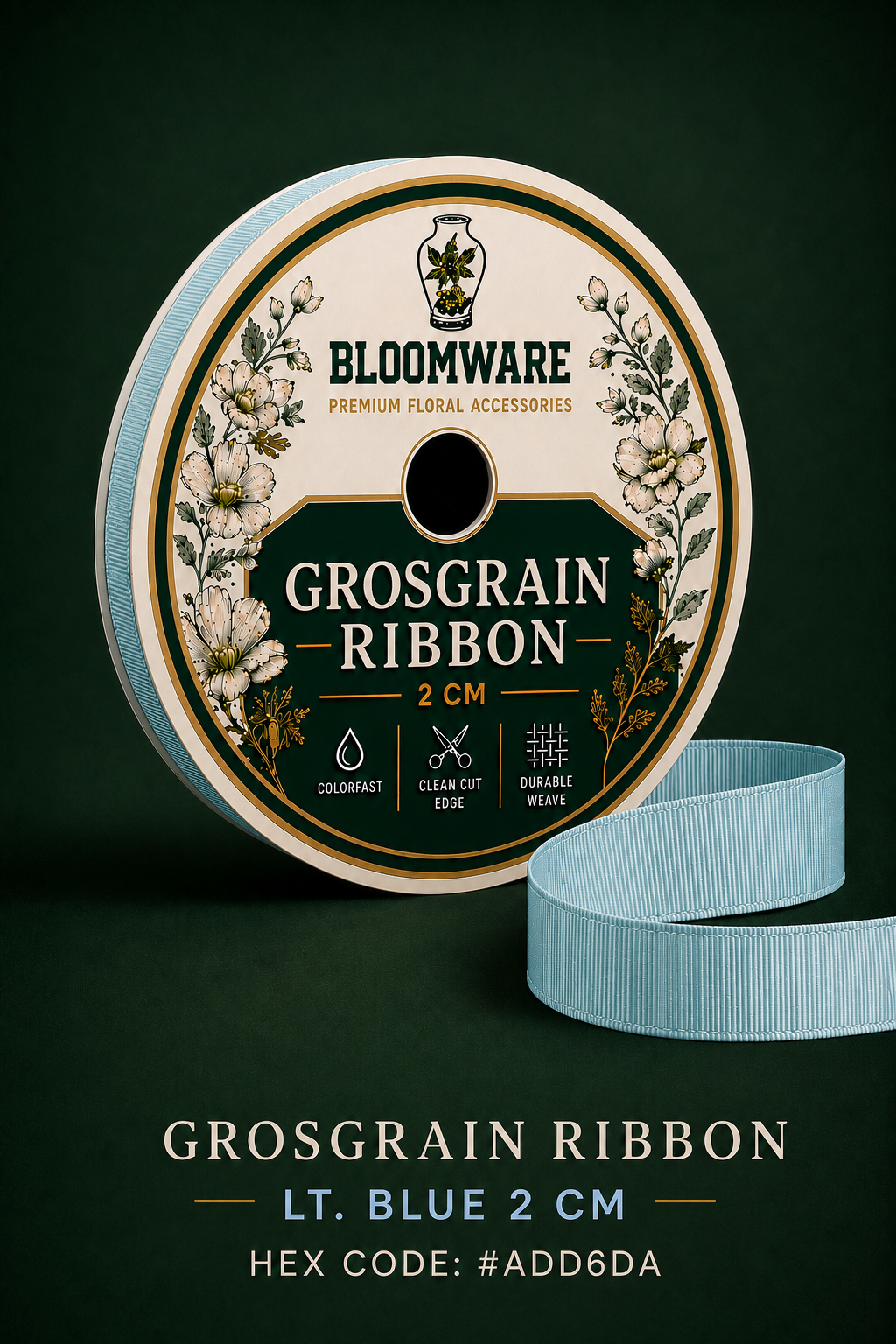 Taffeta™ Grosgrain Ribbon Lt. Blue