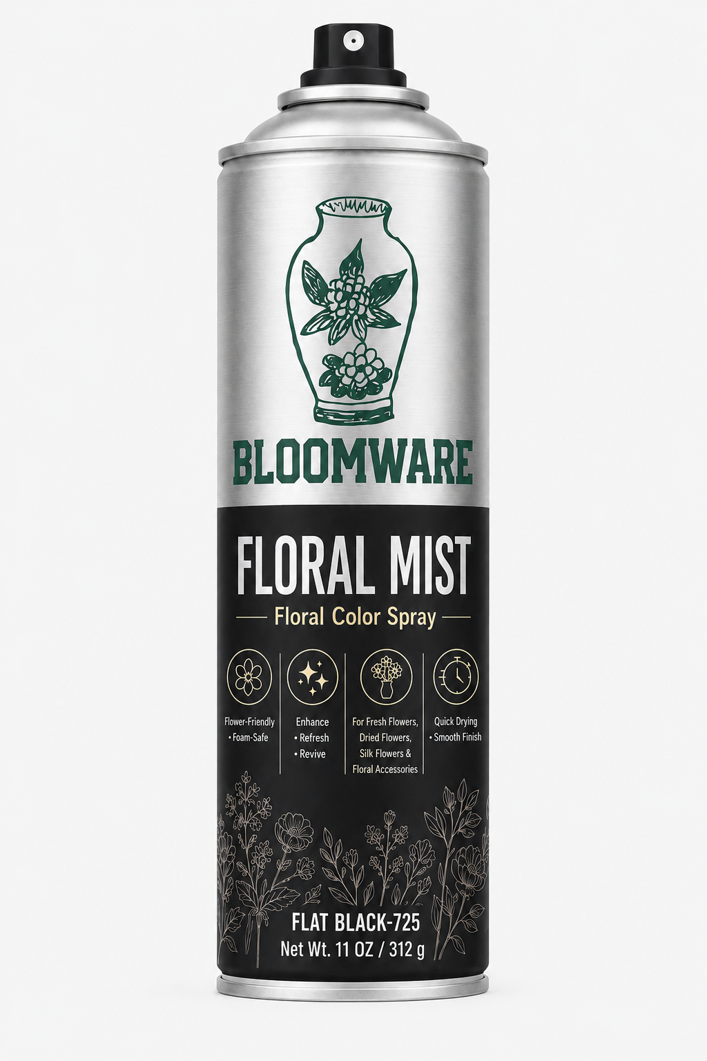 Floral Mist™ Matte Black