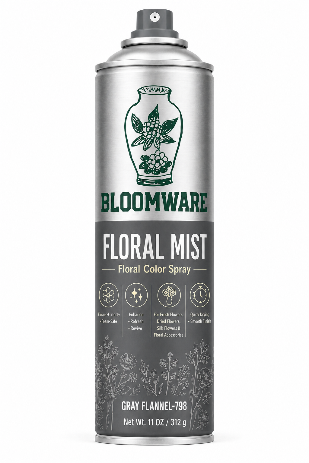 Floral Mist™ Slate Grey