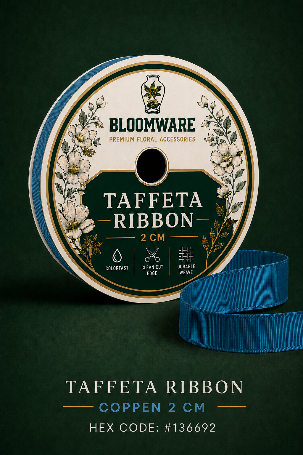 Taffeta™ Grosgrain Ribbon Coppen