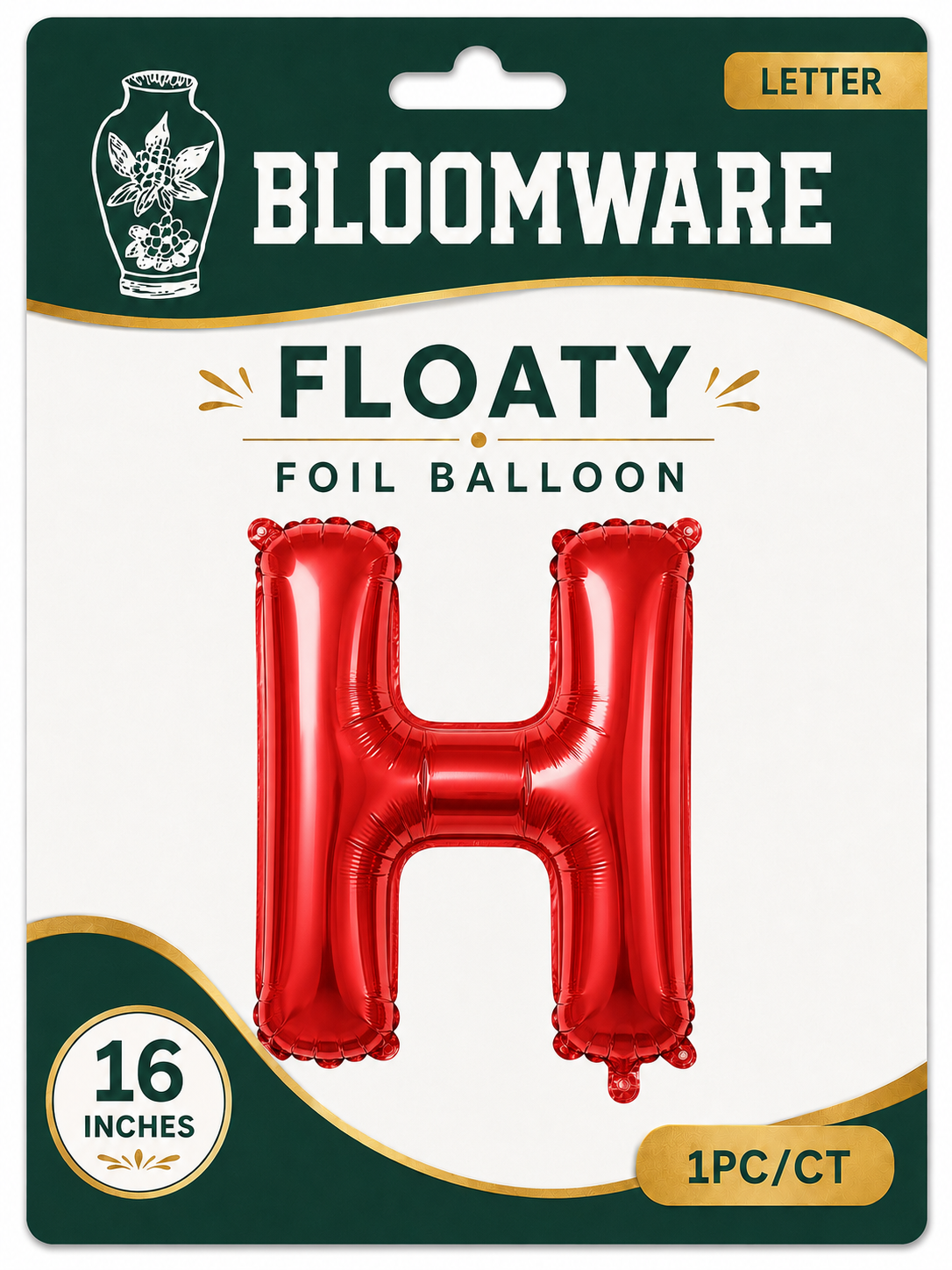 Floaty™ Alphabet Balloon H