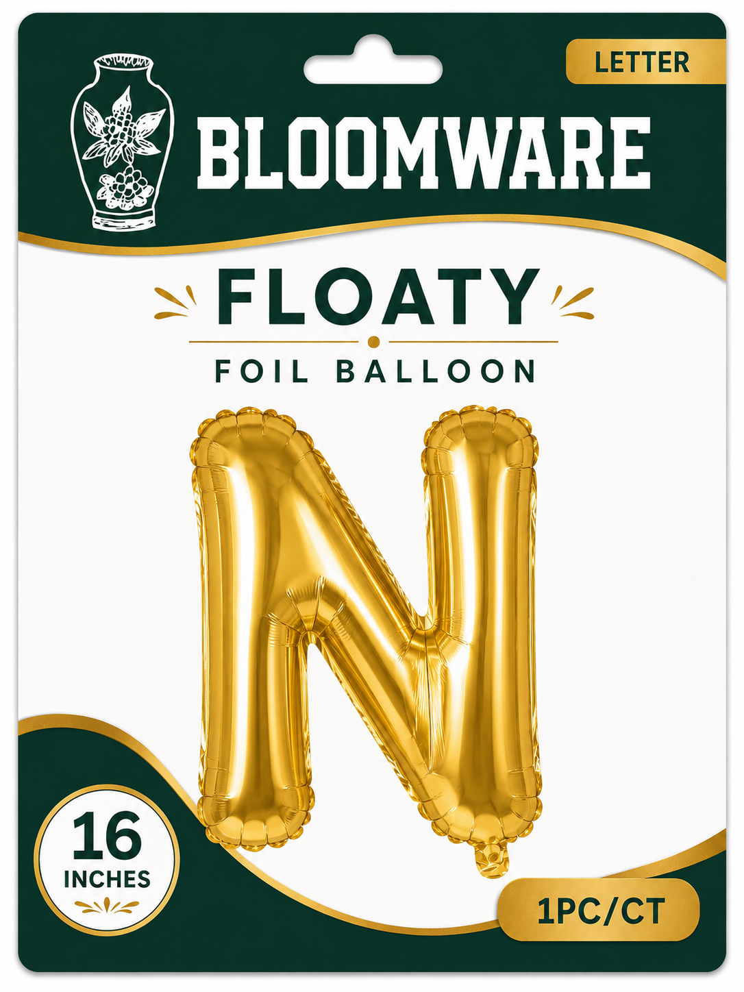 Floaty™ Alphabet Balloon N