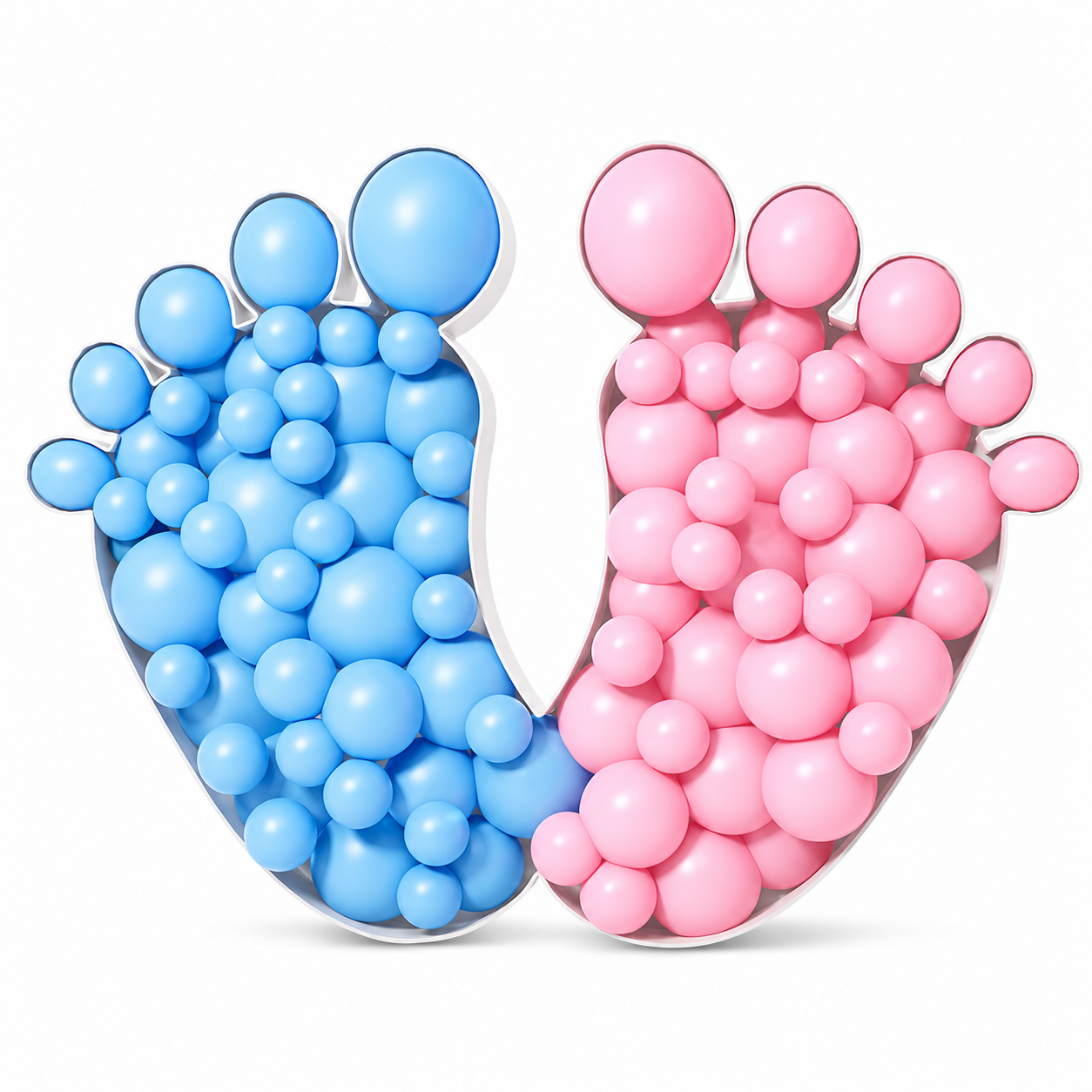 Floaty™ Baby Footprint Balloon Stand