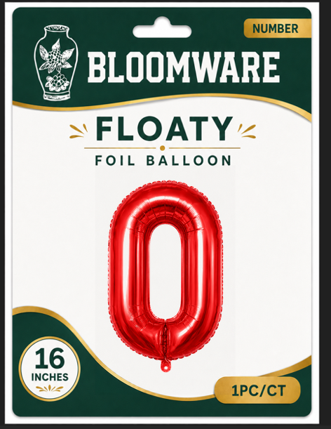 Floaty™ Number Balloon 0