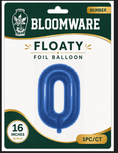 Floaty™ Number Balloon 0