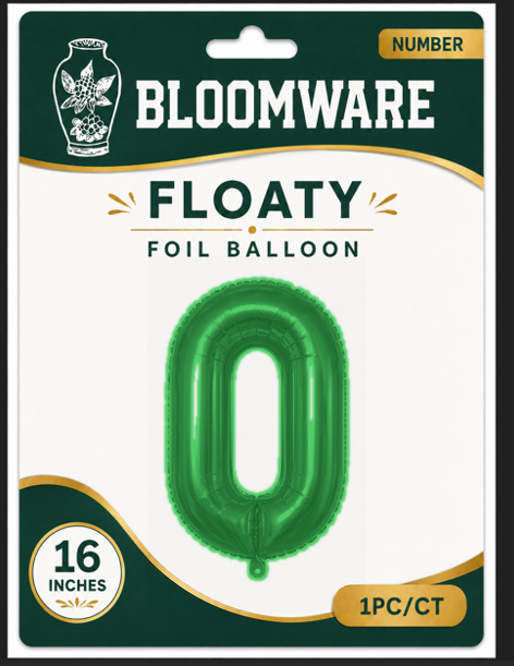 Floaty™ Number Balloon 0