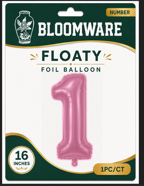 Floaty™ Number Balloon 1