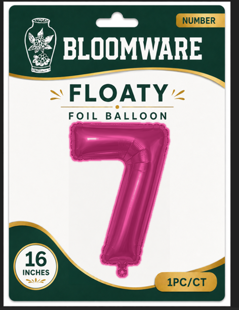 Floaty™ Number Balloon 7