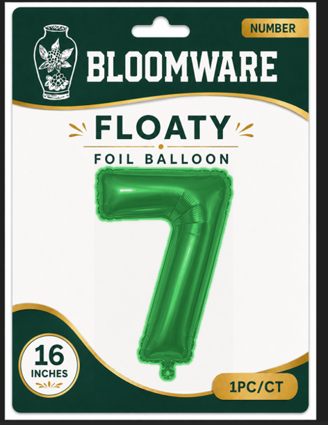 Floaty™ Number Balloon 7