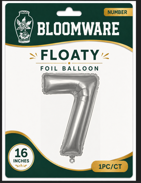 Floaty™ Number Balloon 7