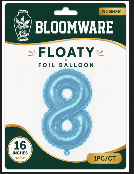 Floaty™ Number Balloon 8