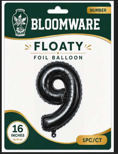 Floaty™ Number Balloon 9