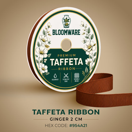 Taffeta™ Grosgrain Ribbon Ginger