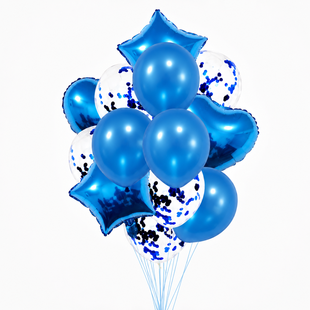 Floaty™ Balloon Bouquet Dark Blue