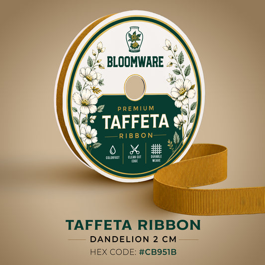 Taffeta™ Grosgrain Ribbon Dandelion