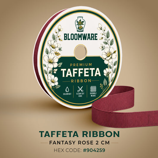 Taffeta™ Grosgrain Ribbon Fantasy Rose