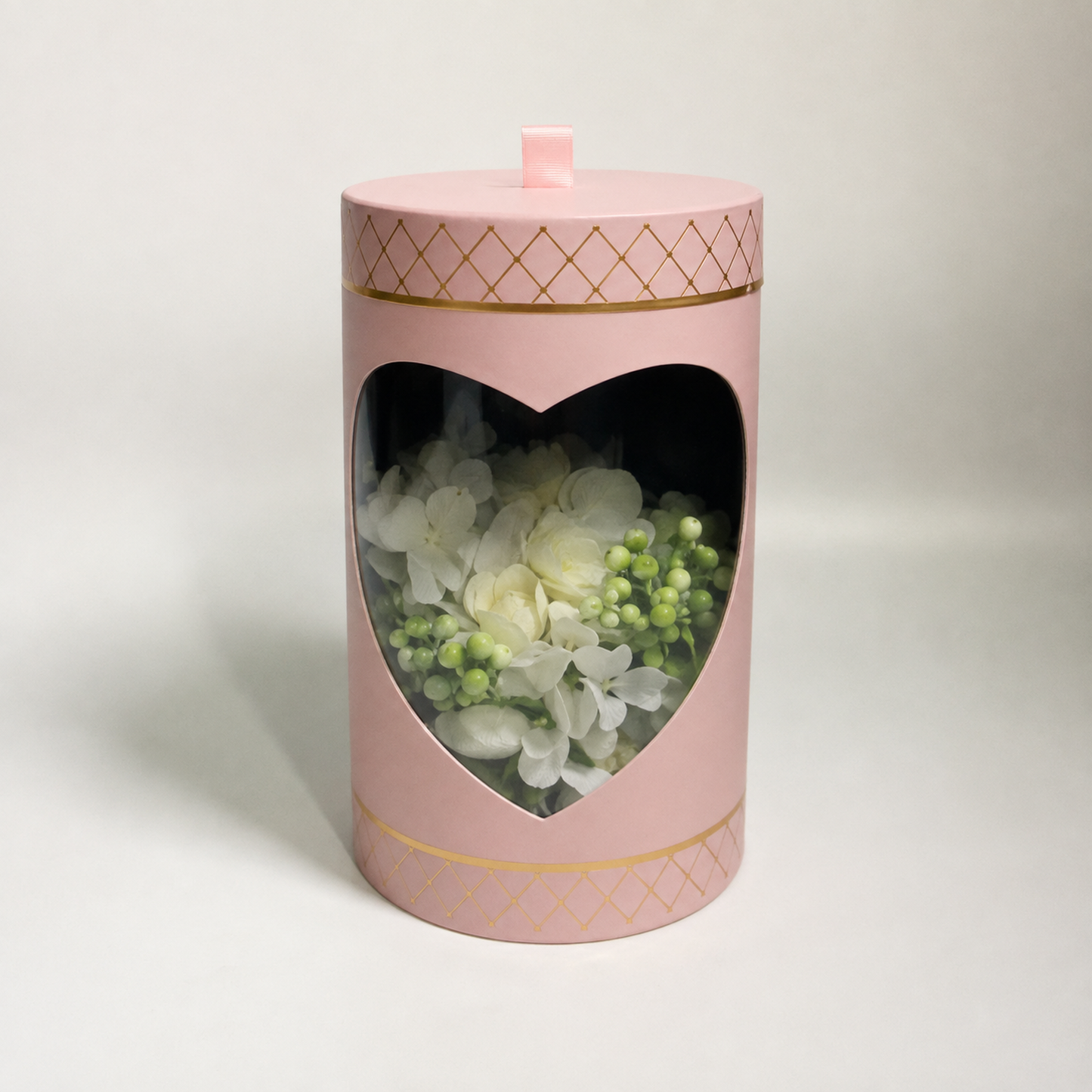 Flowerly Box™ Pink Heart Window Flower Box