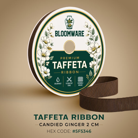 Taffeta™ Grosgrain Ribbon Candied Ginger