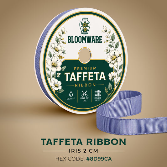 Taffeta™ Grosgrain Ribbon Iris