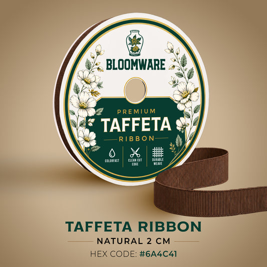 Taffeta™ Grosgrain Ribbon Natural
