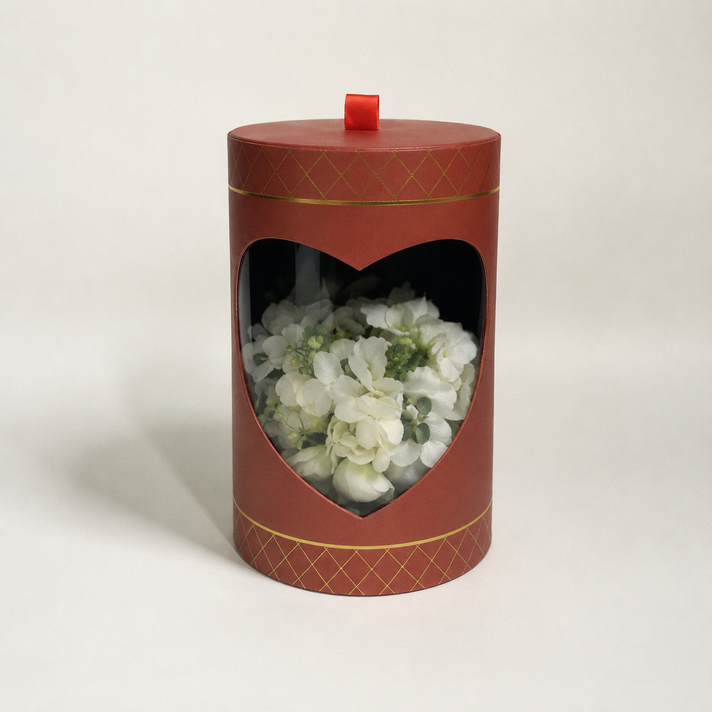 Flowerly Box™ Red Heart Window Flower Box