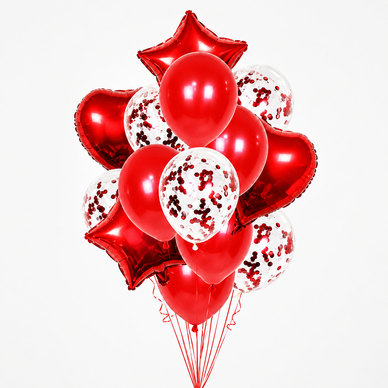 Floaty™ Balloon Bouquet Red
