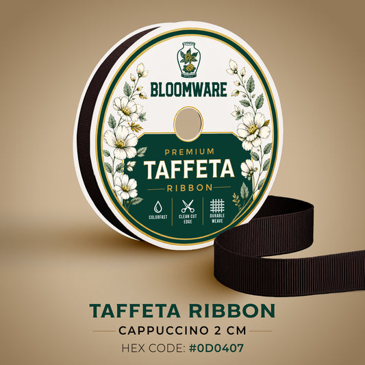 Taffeta™ Grosgrain Ribbon Cappuccino