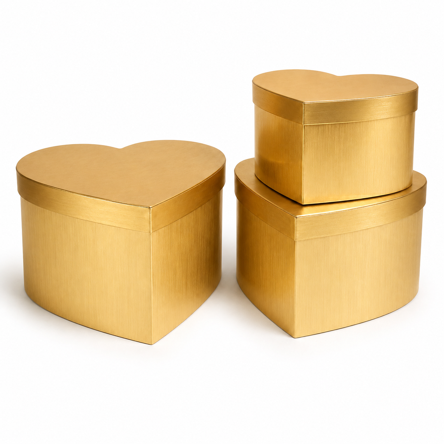 Flowerly Box™ Golden Heart Box Set