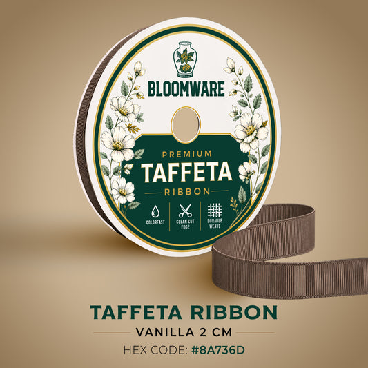 Taffeta™ Grosgrain Ribbon Vanilla