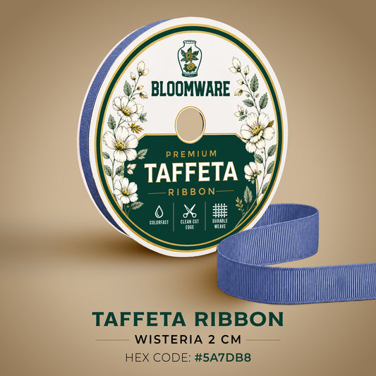 Taffeta™ Grosgrain Ribbon Wisteria