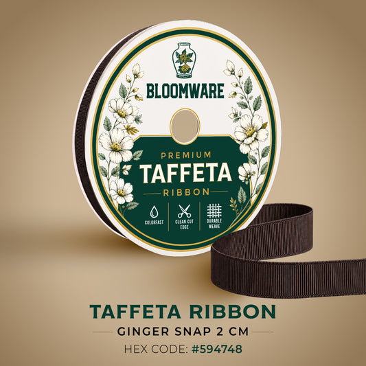Taffeta™ Grosgrain Ribbon Ginger Snap