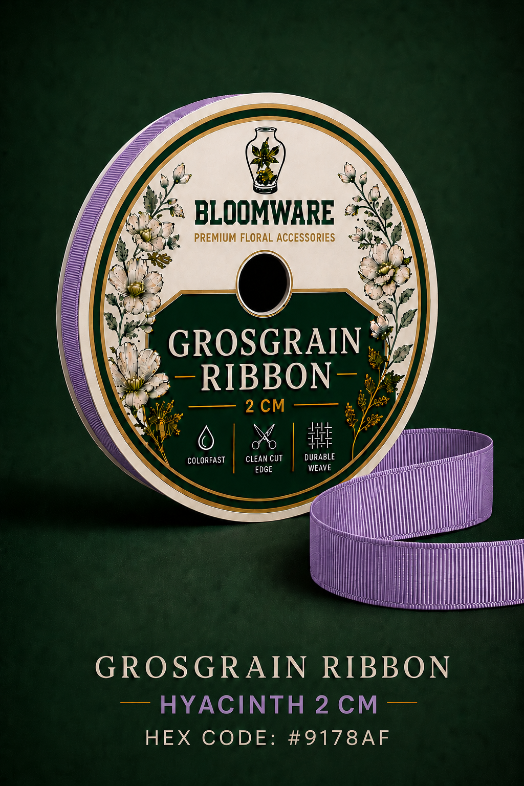 Taffeta™ Grosgrain Ribbon Hyacinth