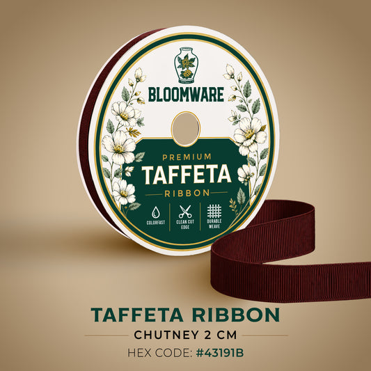 Taffeta™ Grosgrain Ribbon Chutney