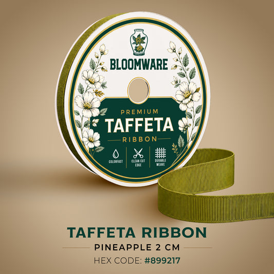 Taffeta™ Grosgrain Ribbon Pineapple