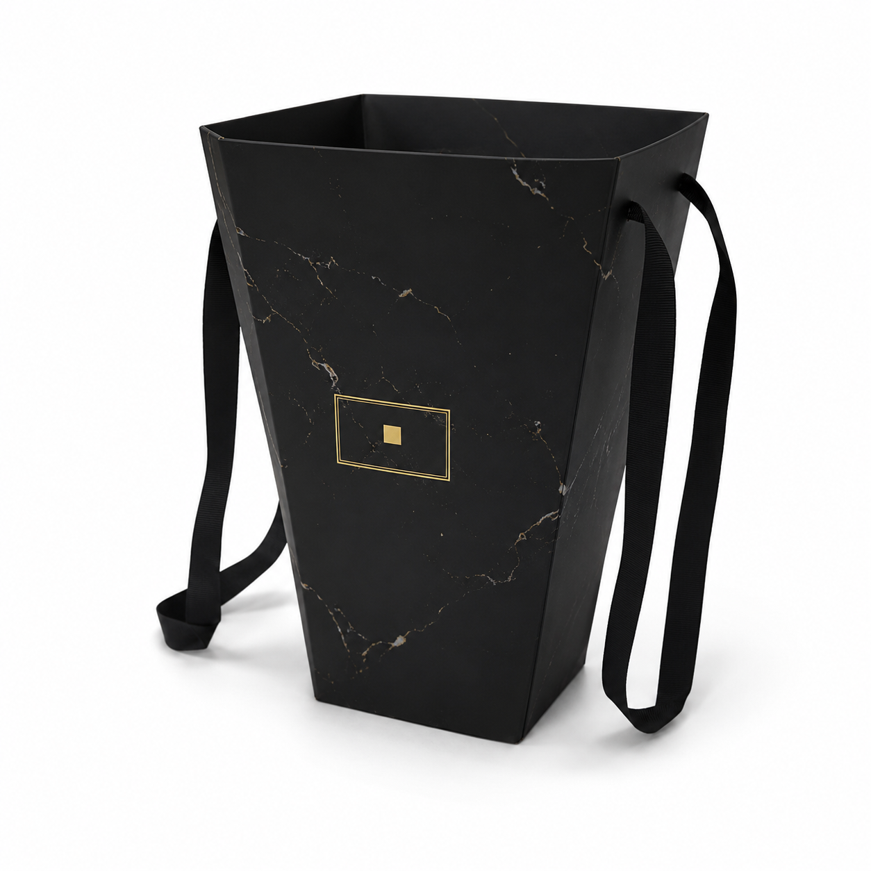 Flowerly Box™ Noir Marble Bouquet Bag