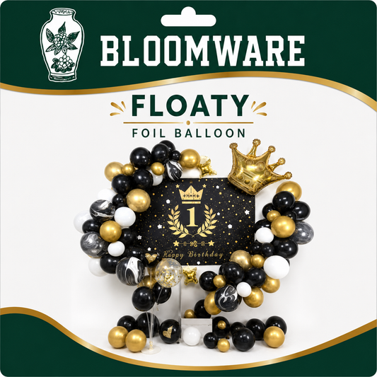 Floaty™ First Birthday Balloon Garland Set