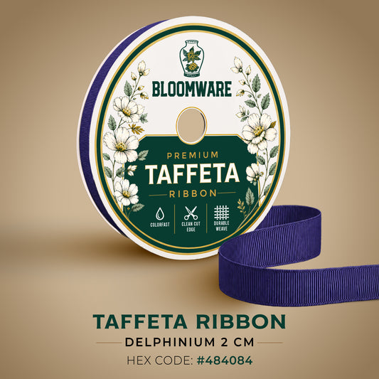 Taffeta™ Grosgrain Ribbon Delphinium