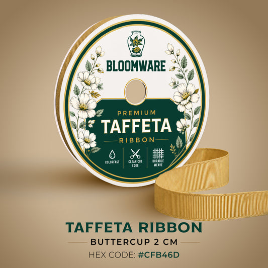 Taffeta™ Grosgrain Ribbon Buttercup