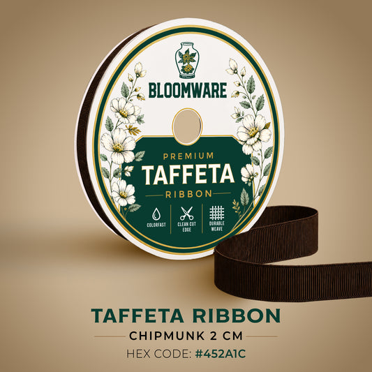 Taffeta™ Grosgrain Ribbon Chipmunk