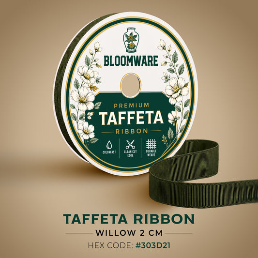 Taffeta™ Grosgrain Ribbon Willow