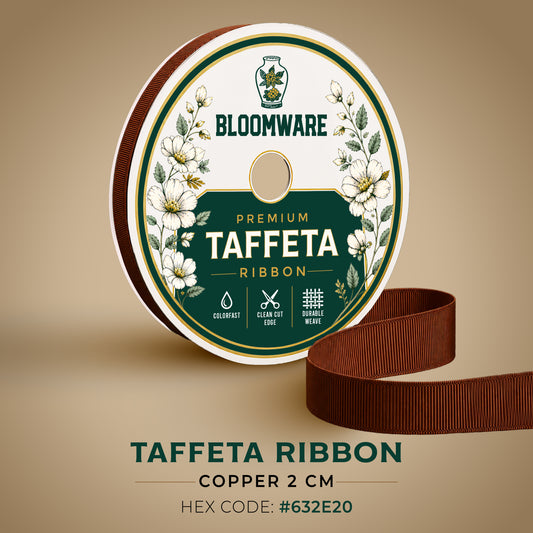 Taffeta™ Grosgrain Ribbon Copper