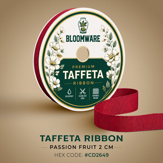 Taffeta™ Grosgrain Ribbon Passion Fruit