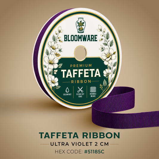 Taffeta™ Grosgrain Ribbon Ultra Violet