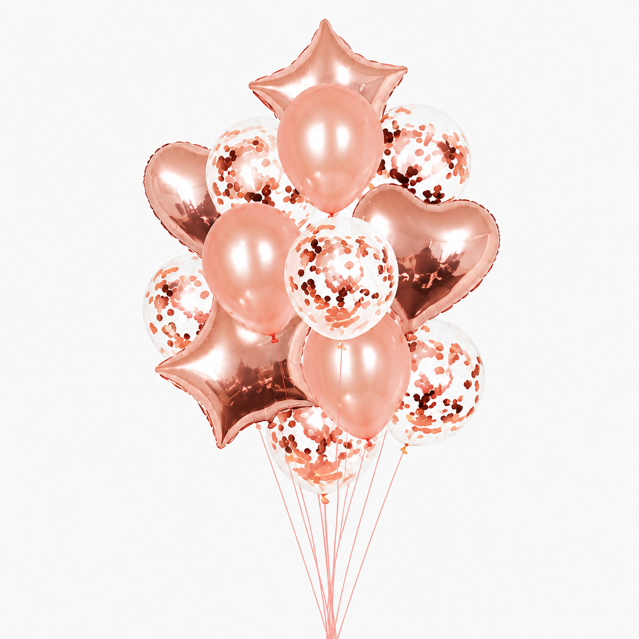 Floaty™ Balloon Bouquet Rose Gold
