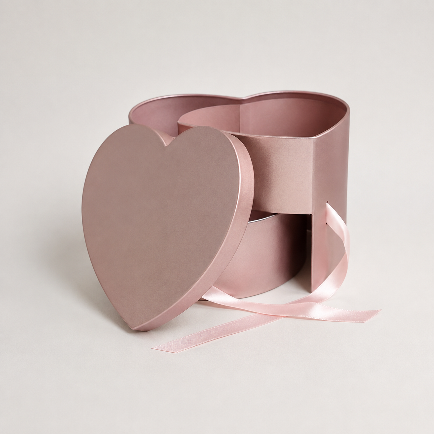 Flowerly Box™ Heart Gift Box Pink