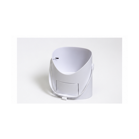 Flowerly Box™ White Heart Carry Box