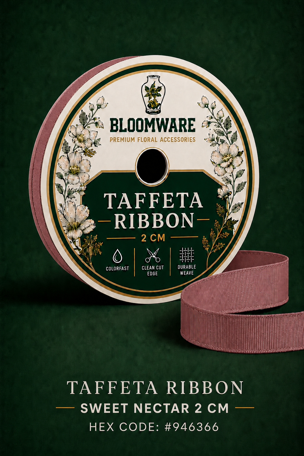 Taffeta™ Grosgrain Ribbon Sweet Nectar