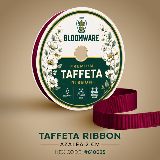 Taffeta™ Grosgrain Ribbon Azalea