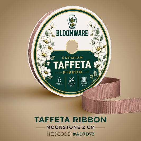 Taffeta™ Grosgrain Ribbon Moonstone