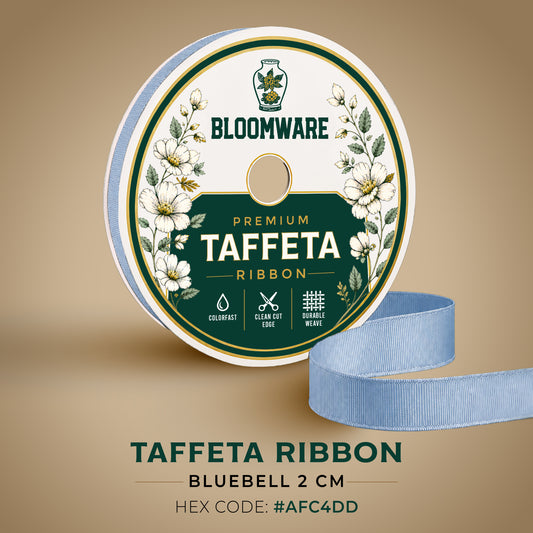Taffeta™ Grosgrain Ribbon Bluebell
